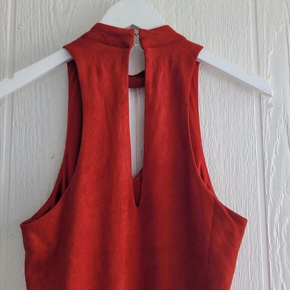 Olivaceous Burnt Red mini dress - Picture 3 of 7